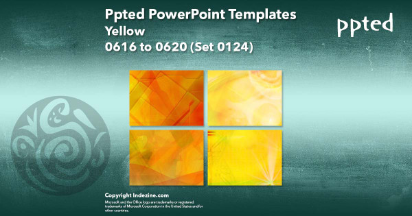 Ppted PowerPoint Templates 124 - Yellow