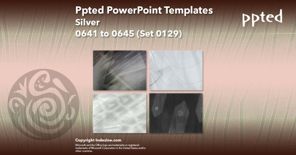 Ppted PowerPoint Templates 129 - Silver