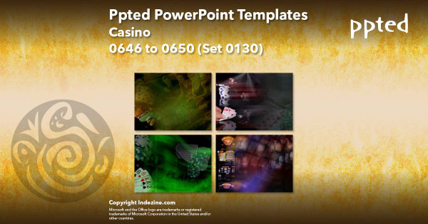 Ppted PowerPoint Templates 130 - Casino