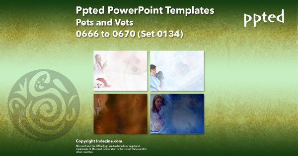 Ppted PowerPoint Templates 134 - Pets and Vets