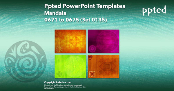 Ppted PowerPoint Templates 135 - Mandala