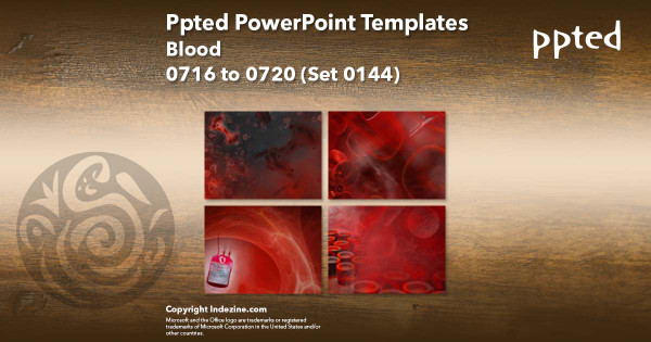 Ppted PowerPoint Templates 144 - Blood