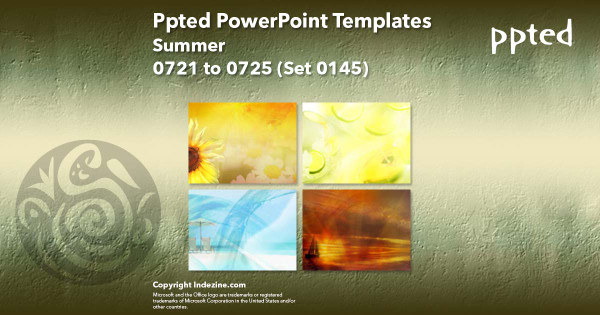 Ppted PowerPoint Templates 145 - Summer