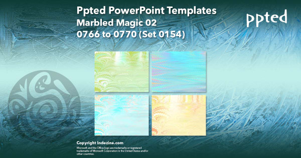 Ppted PowerPoint Templates 154 - Marbled Magic 02