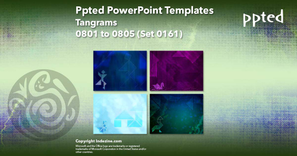 Ppted PowerPoint Templates 161 - Tangrams
