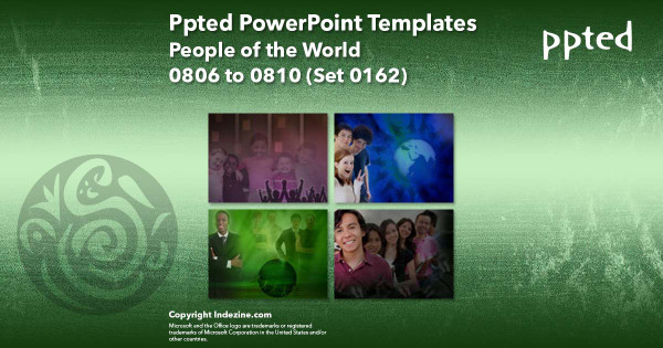 Ppted PowerPoint Templates 162 - People of the World