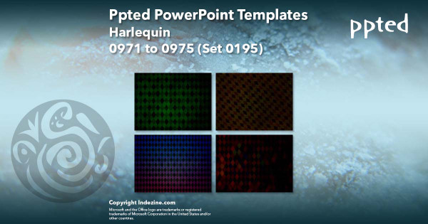 Ppted PowerPoint Templates 195 - Harlequin