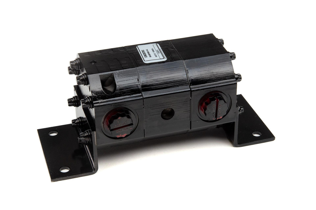 Rotary Flow Dividers: 0.517 CID per section, 4.5-9 GPM Flow Range