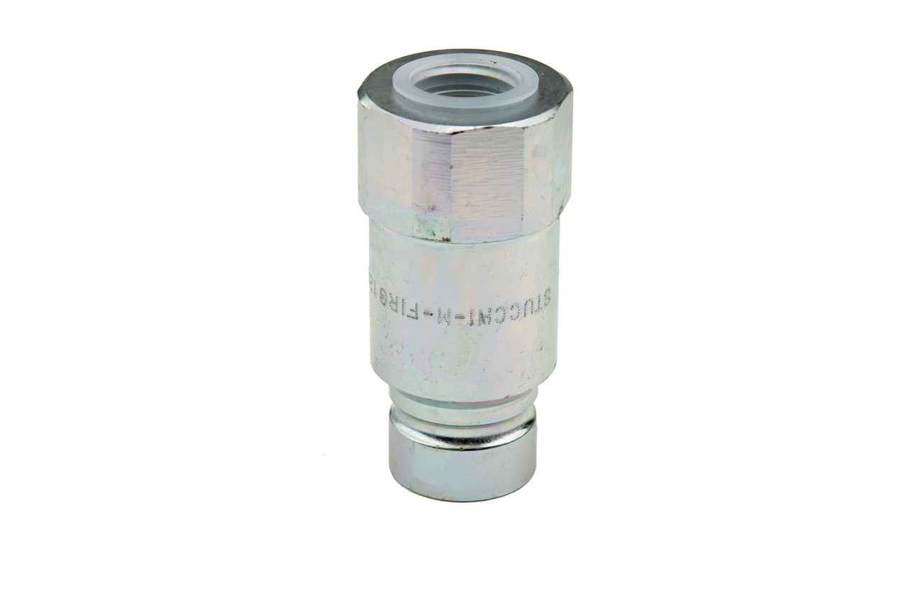 Stucchi Flat Face Interchange Coupling, 3571 PSI, 1/2 NPTF Thread