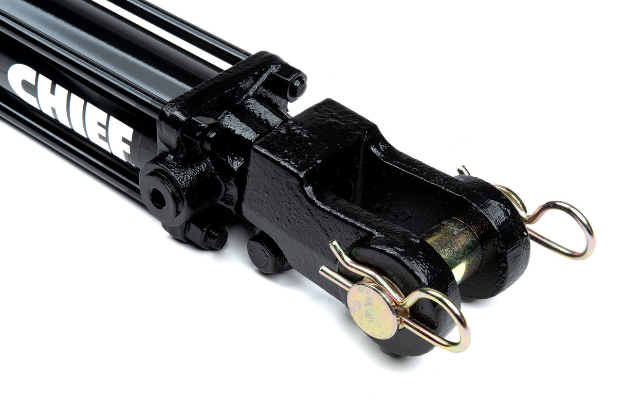 Tie-rod Hydraulic Cylinder: 3 Bore x 8 ASAE Stroke, 1.25 Rod