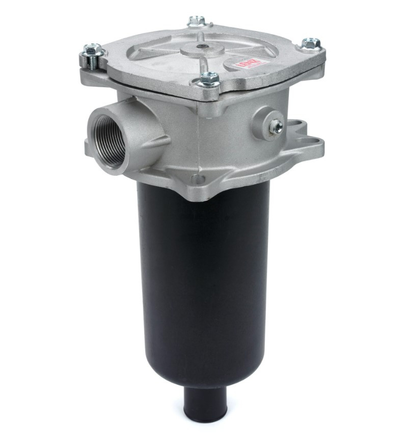 Lenz Filter Assembly: 10 Micron, 100 PSI, 55 GPM, 1 1/4 NPTF Port