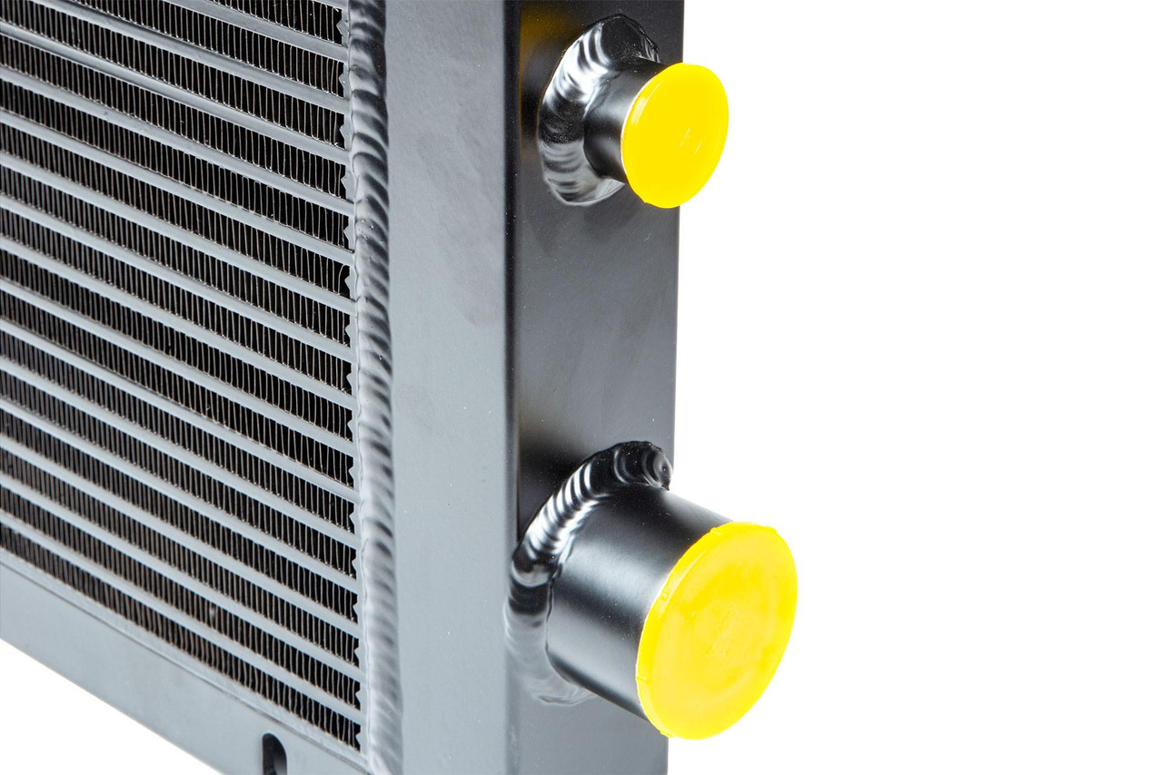 Maxim Mobile Oil Cooler w/Fan and Shroud: 12 VDC, 92.5 GPM Max