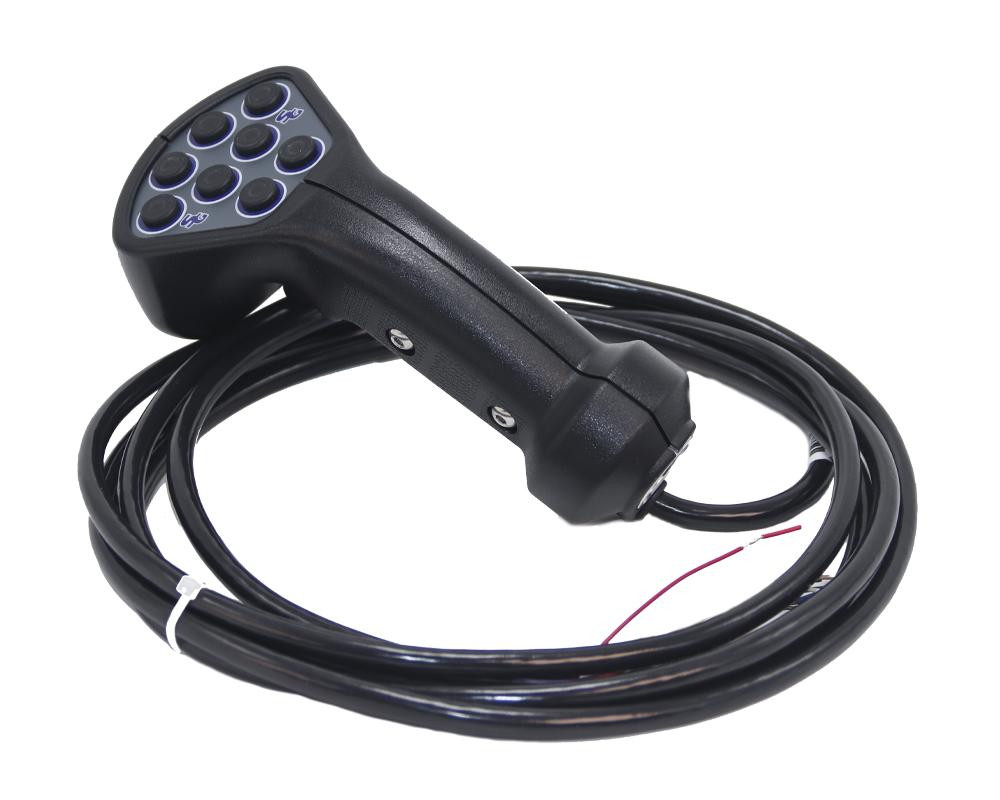 Sure Grip Controls LU Handle Blk, Dual Momentary Trigger, 8
