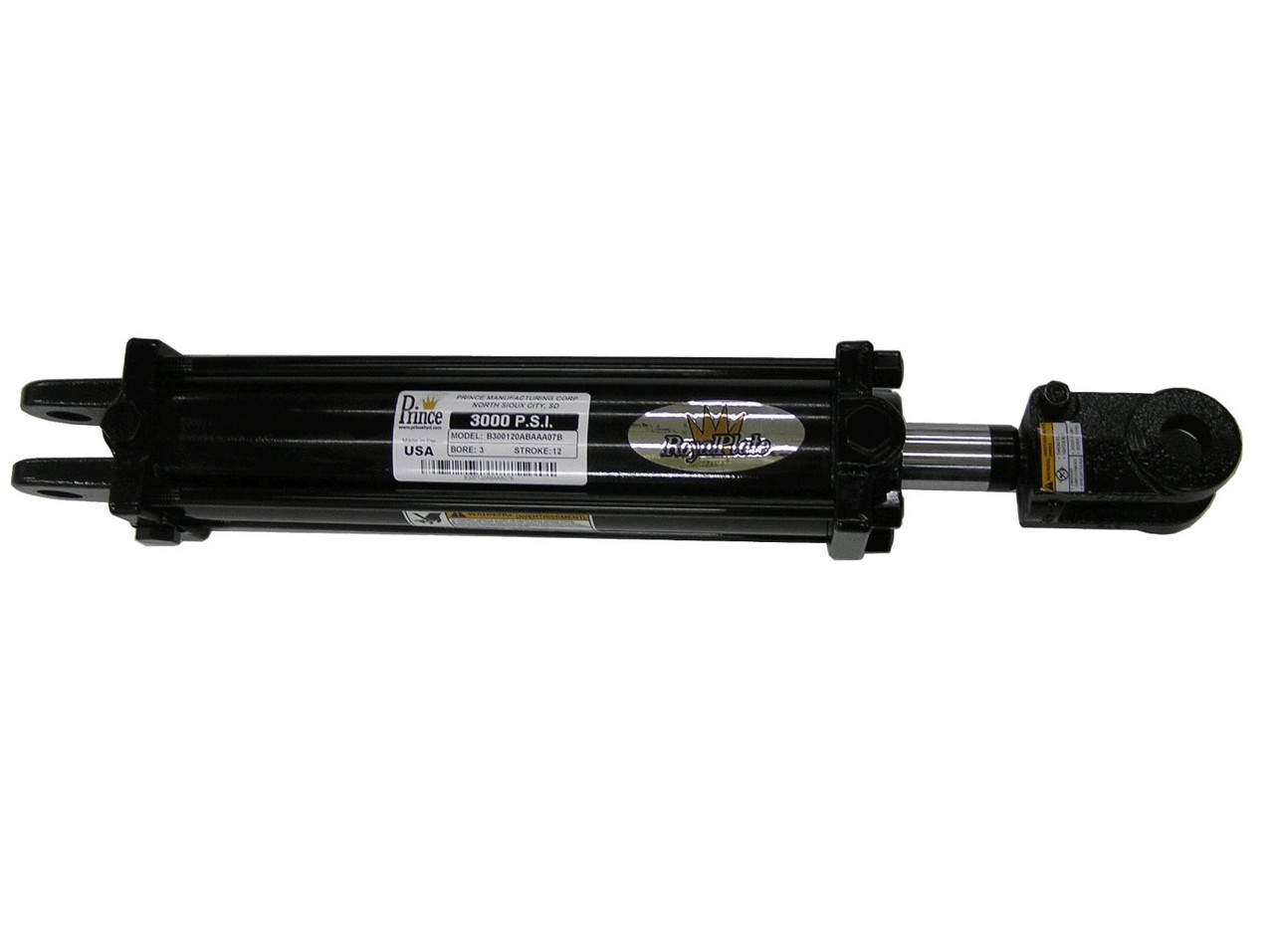 Prince Tie-rod Hydraulic Cylinder 4 x 8 1.75 Rod A400080Abaca07B