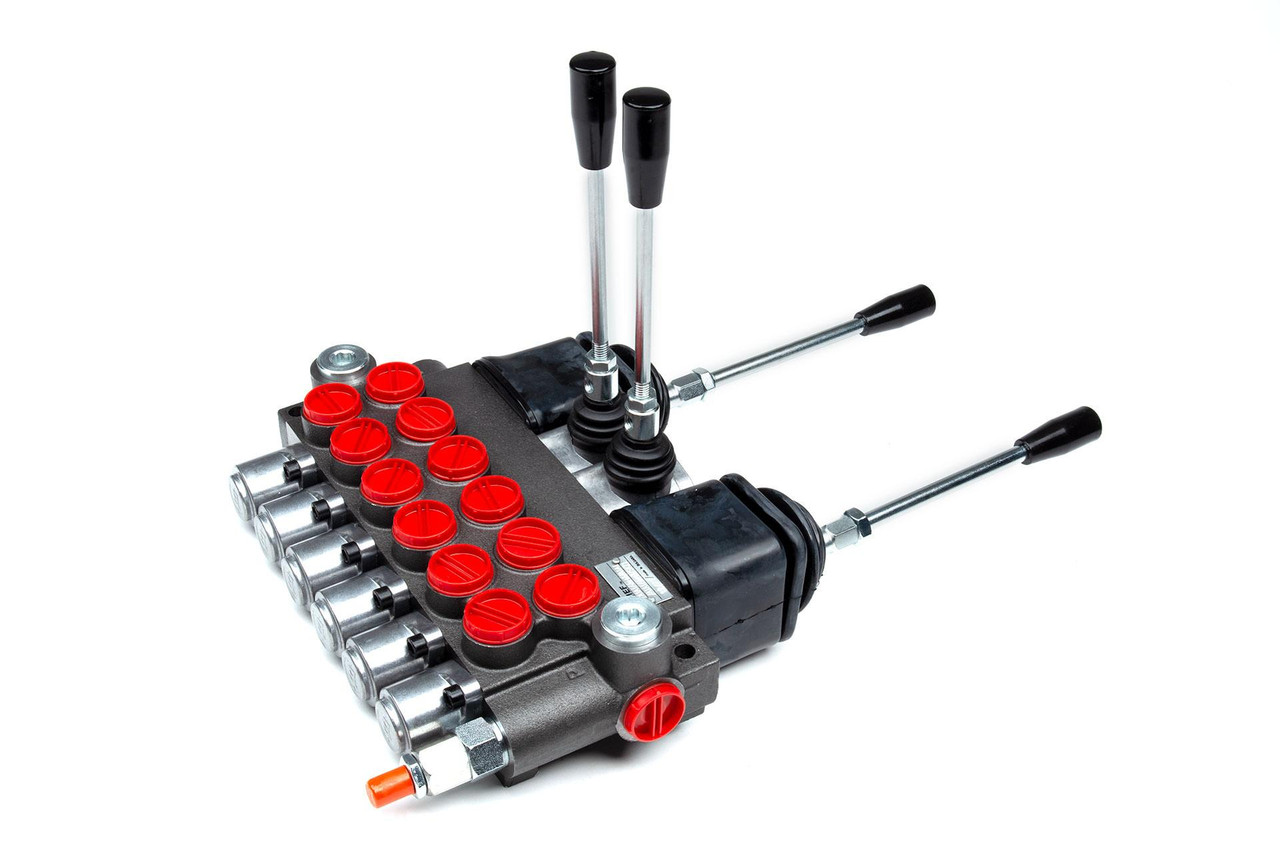 Chief 22 Series 10 GPM Directional Control Valve, 6 Spool, 4
