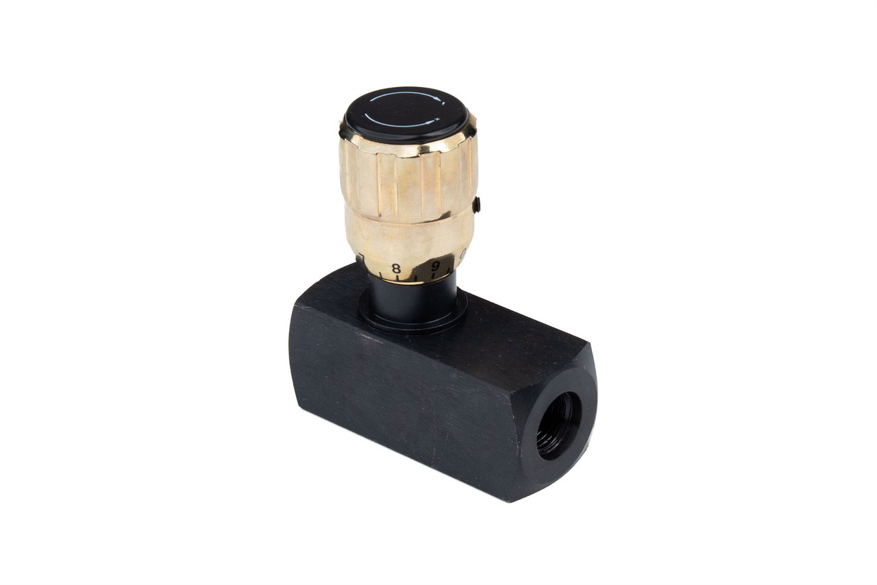 Flow Control Valve, Carbon Steel, 5000 PSI, SAE 6 Port