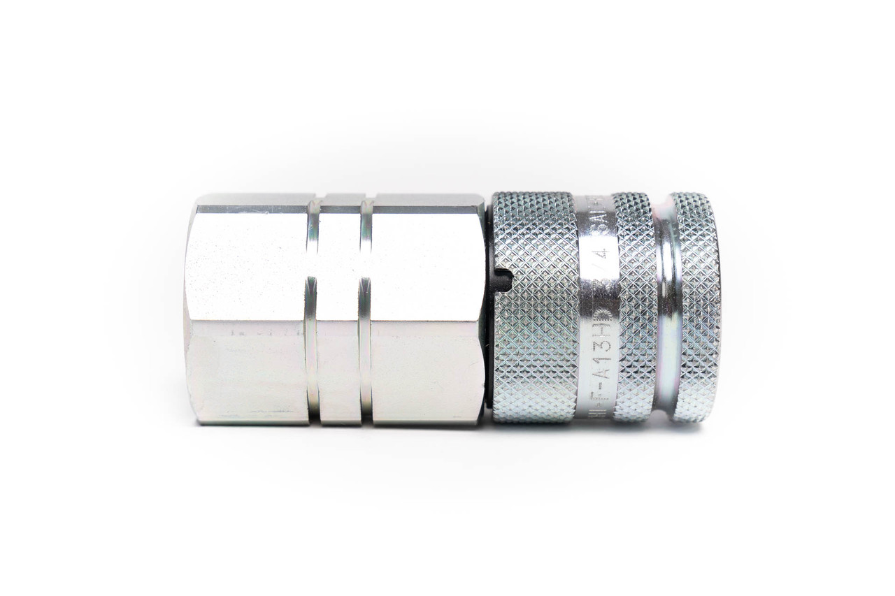 Stucchi Connect Under Pressure Coupling, 5/8 SAE F Thread, 1/2 SAE