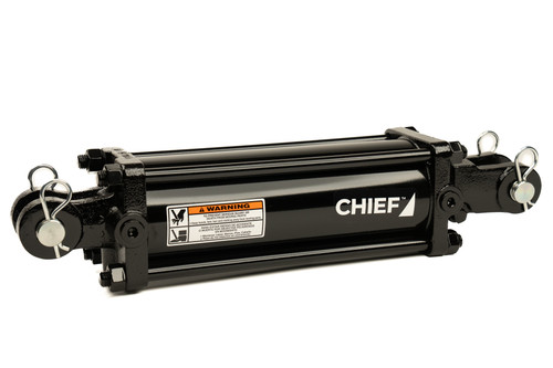 TC3 Tie-rod Hydraulic Cylinder: 4 Bore x 10 Stroke, 1.5 Rod