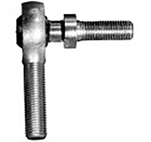 Male Bronze Rod End, 1 9/16 L, 1/4-28 Thread, 2168 Radial Load