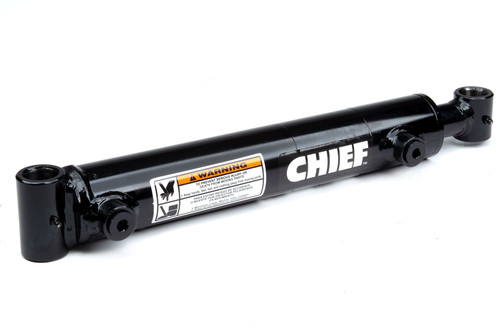 Chief WT Welded Hydraulic Cylinder: 2.5 Bore x 12 Stroke - 1.5 Rod - .75in pin