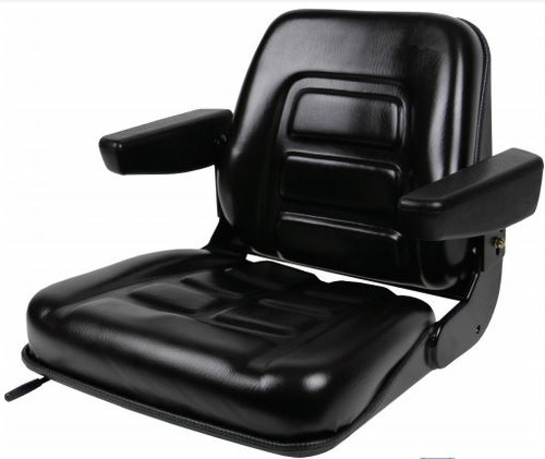 Concentric Replacement Seat: Universal Fold Down Seat, Black