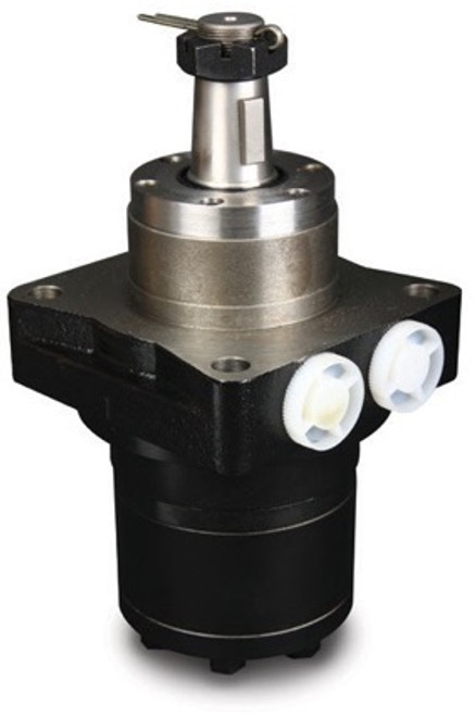 HydroCustom BM2 Series Hydraulic Motor - 24.4 (400) Displ., SAE-10 Ports, 1-1/4” TaperShaft, Wheel Motor Flange