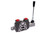 PC100 Sectional Valve Work Section, 4 Way 3 Pos, Tandem Center, Detent