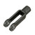 Yoke Ends, Straight Adjustable 3/8-24 Thread, 3/8 Hole