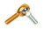 Male Bronze Rod End, 2 7/8 L, 3/4-16 Thread, 11550 Radial Load