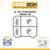 Hose Box, (SAE 8) JIC to NPT Mini Pack, 4 Adapters, Model #HBE2001-007