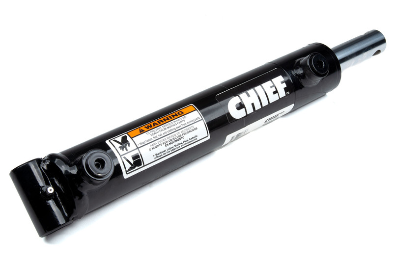 WP Welded Pineye Hydraulic Cylinder: 1.5 Bore x 12 Stroke, 1.0 Rod