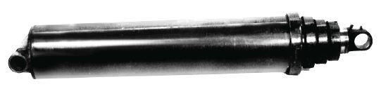 SH Series Single Acting Telescopic Hydraulic Cylinder: 3 Bore x 46.67 Stroke - Two Stages