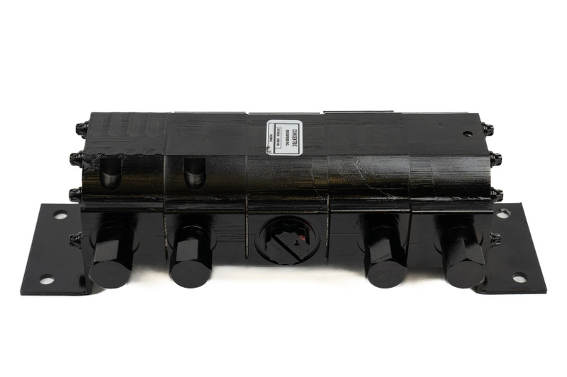 Rotary Flow Dividers: 0.258 CID per section, 2.5-5 GPM Flow Range