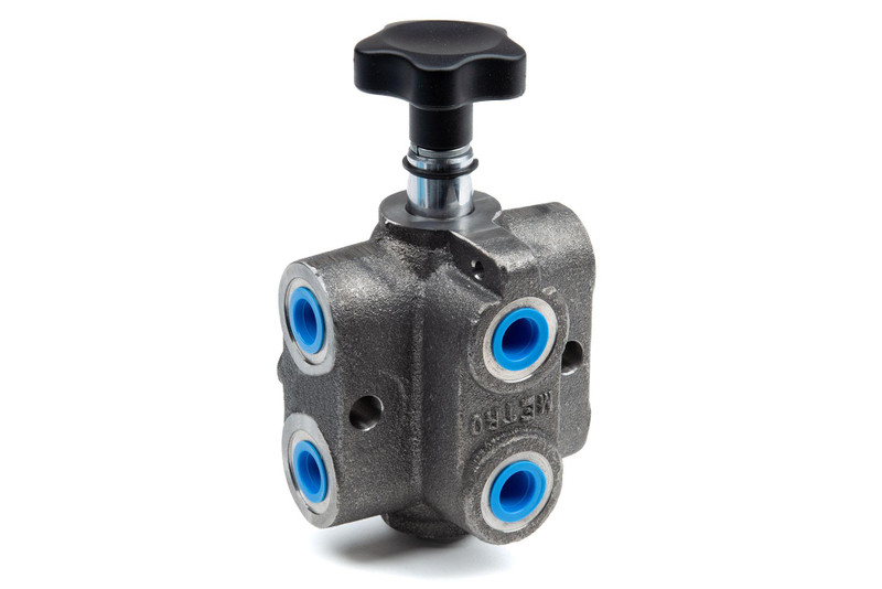 のの  Metro Double Selector Valve, 6 Port, 2 Position, 20 GPM, SAE