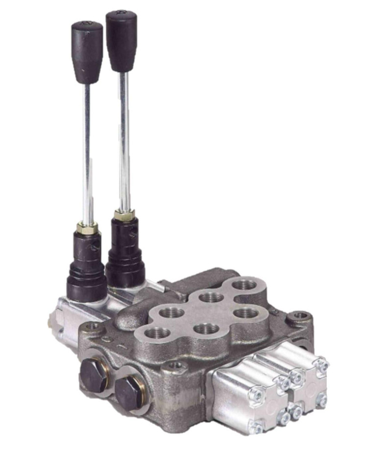 Bailey 12 GPM Directional Control Valve, 2 Spool, 4-way 3 pos tandem ctr, SAE 8