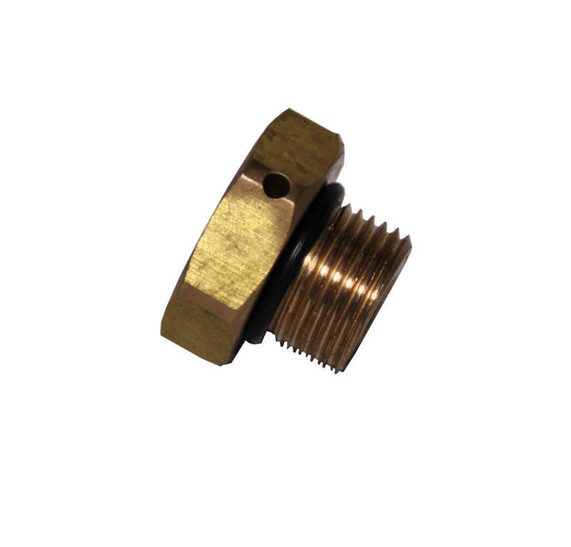 Enhanced Brass Breather Vent: 10-12 Micron, 1/2 NPT Thread