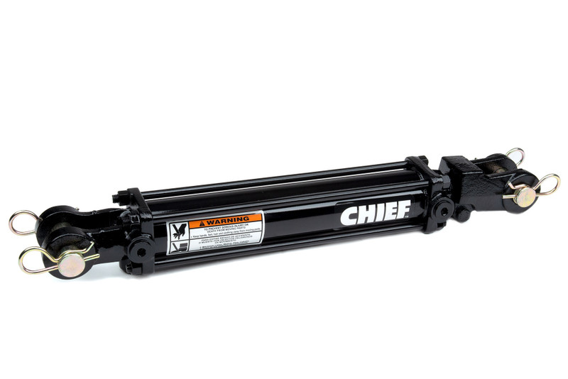 Chief TC3 Tie-rod Hydraulic Cylinder: 5 Bore x 24 Stroke - 2.25 Rod
