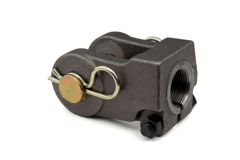 Rod End Replacement Clevis, 1 1/4 -12 UNF thread, 1 Pin, with pin