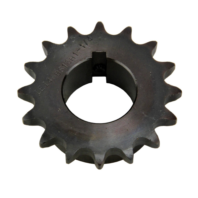 Bored to Size Sprockets: 1 1/4 Bore, 40 Chain Size, 16 Teeth