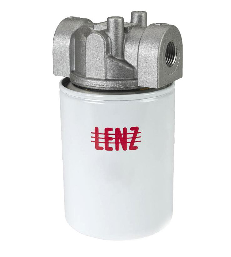 Lenz Spin-On Filters Assembly: 25 Micron, 3/4 NPTF Port, 15 PSI Bypass, CP-750-30P