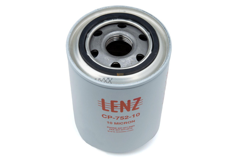 Lenz Replacement Elements: 10 Micron, 200 PSI, 20 GPM, 1”-12 UNF