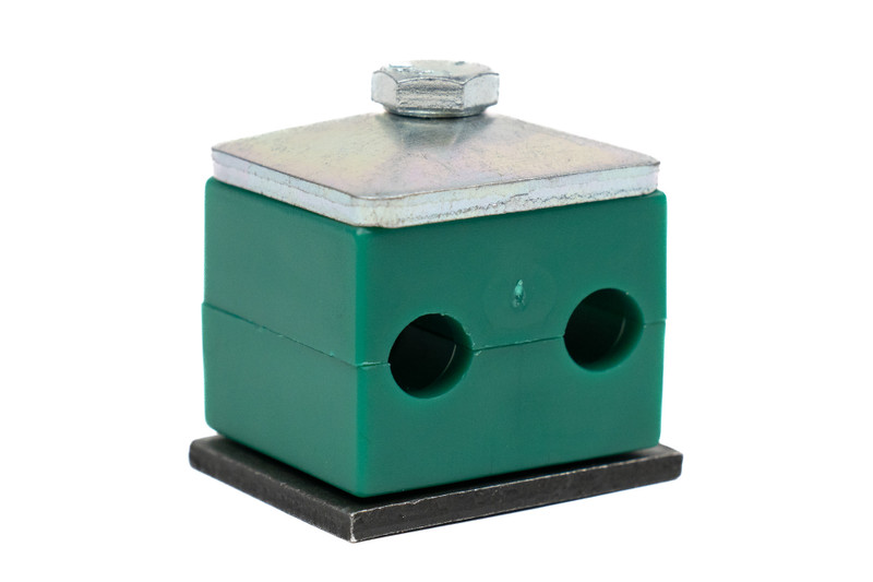 Twin Tube Clamps - .50 OD, 1/2 Tube