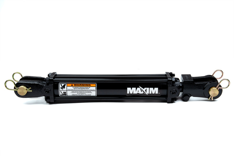 Tie-rod Hydraulic Cylinder: 4 Bore x 12 Stroke, 1.5 Rod Dia.