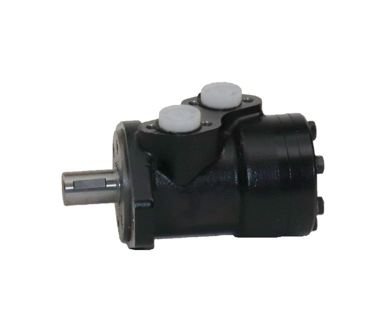 Hydro Custom BM1 Hydraulic Motor - 12.2 (200) Displ., 1/2 NPT Ports, 1” Straight Key Shaft, 4-Bolt Flange