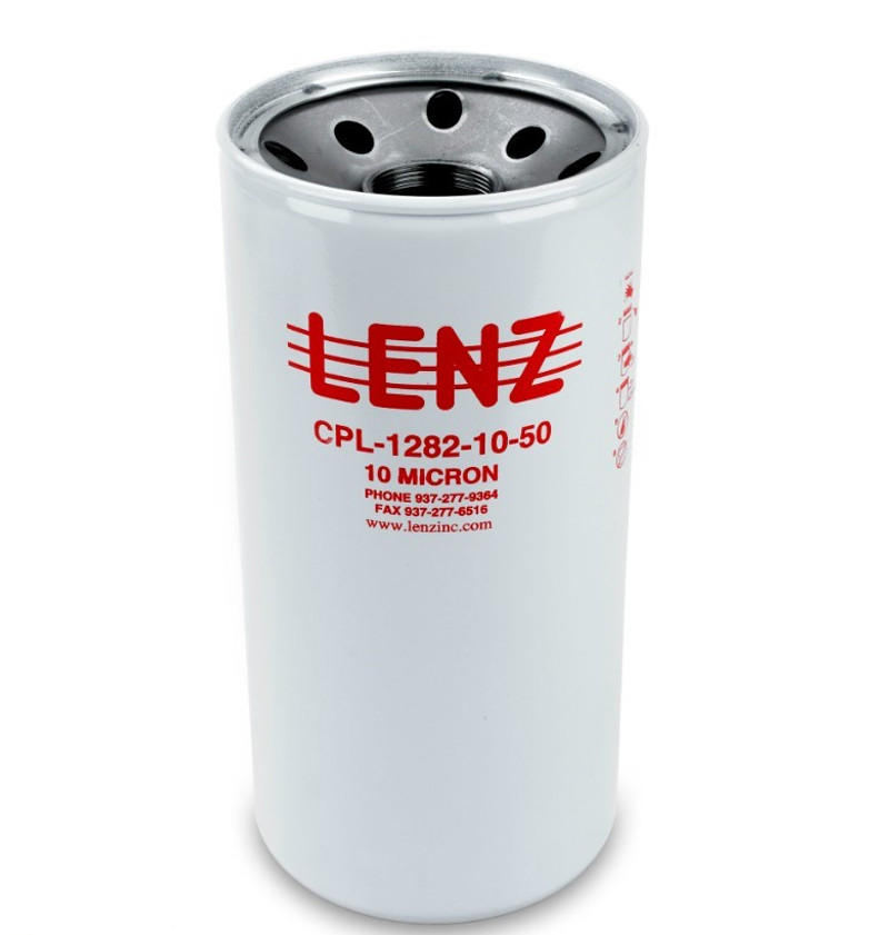 Lenz Replacement Elements: 10 Micron, 150 PSI, 60 GPM, 1 1/2”-16 UNF