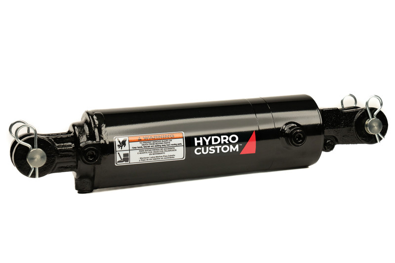 WC 4 x 4 Welded Clevis Hydraulic Cylinder: 1.75 Rod Dia., 3000 PSI