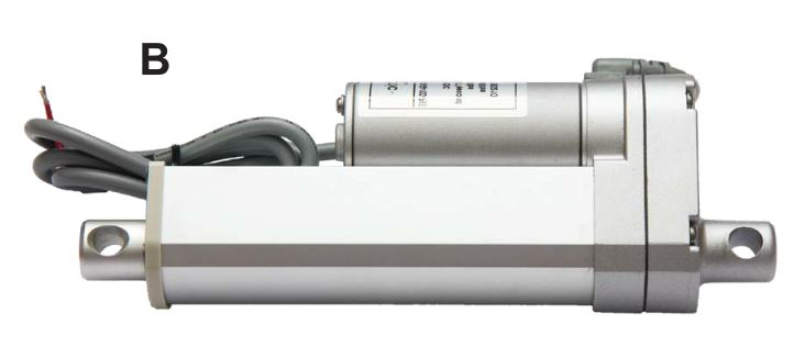 Glideforce 225-Lb. Capacity Linear Actuator by Concentric - 4Inch Medium-Duty, 3.94Inch Stroke, Model MD122004