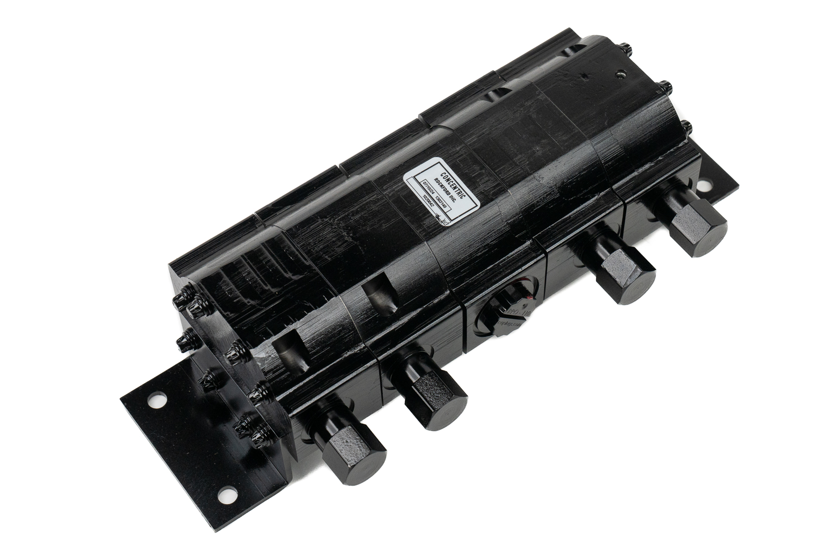 Rotary Flow Dividers: 0.258 CID per section, 2.5-5 GPM Flow Range