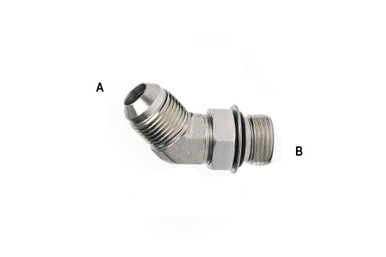 Male JIC to M O-Ring Boss 46 - 7/8-14 A, 7/8-14 B
