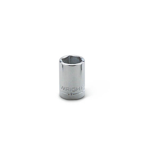 1/2" Drive Shallow Chrome Socket 6Pt SAE